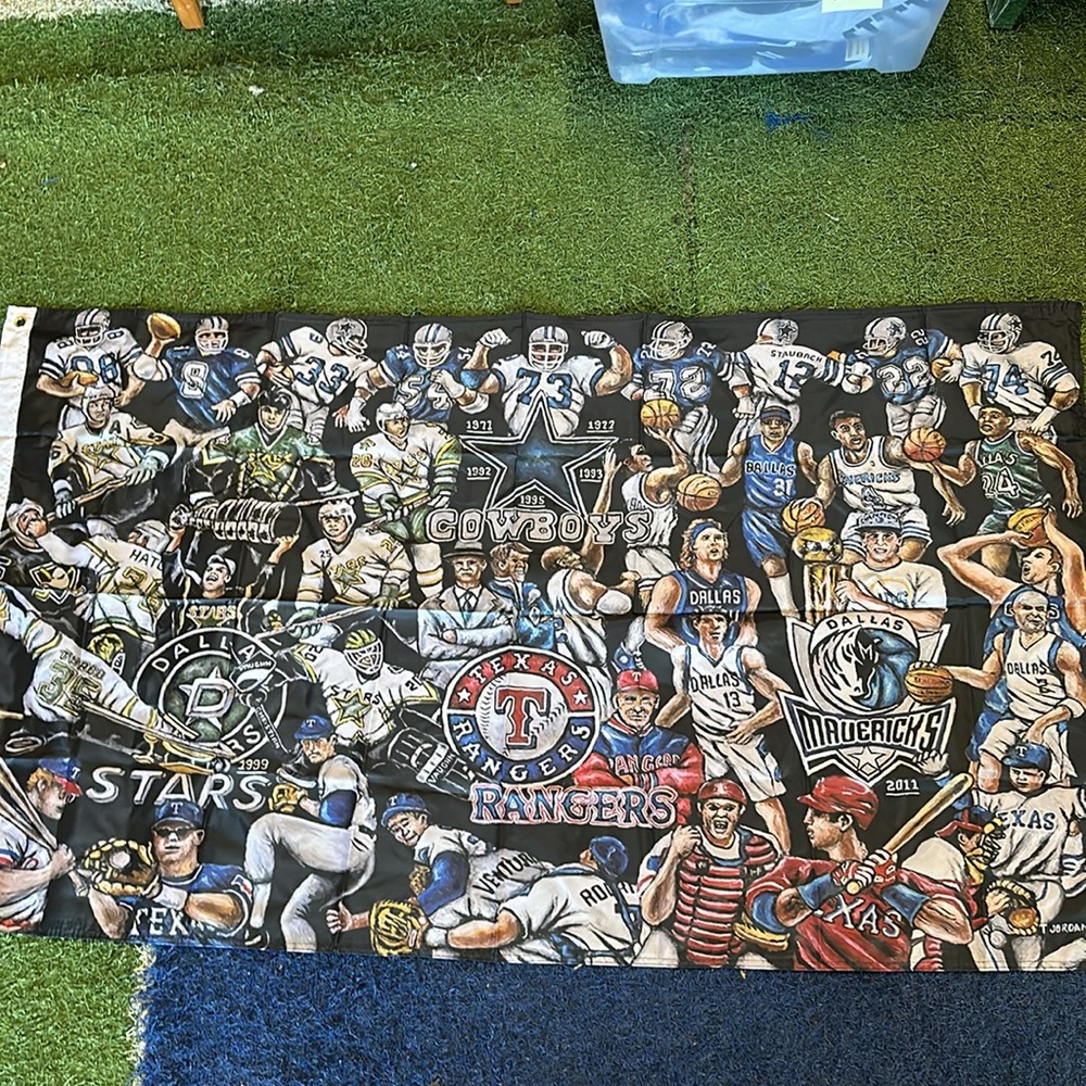 Dallas Sports Teams Flag Custom Made 3’x5’
